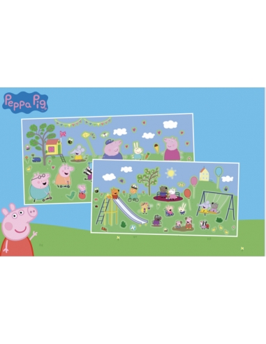 Peppa Pig - Reusable Sticker: Outdoor Fun