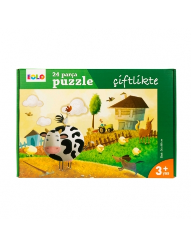 EOLO 24 Parça Puzzle - Çiftlikte