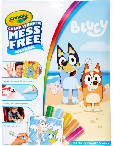 Color Wonder Bluey Mess Free Colouring